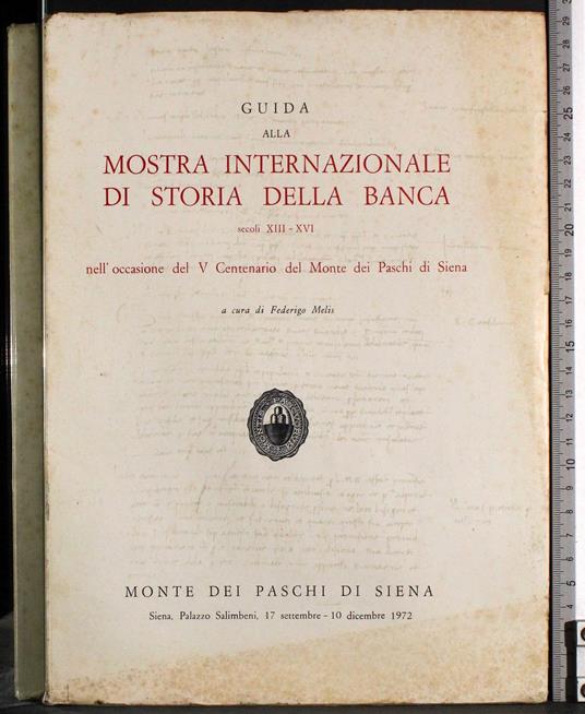 Guida alla mostra internazionale di storia della banca - copertina