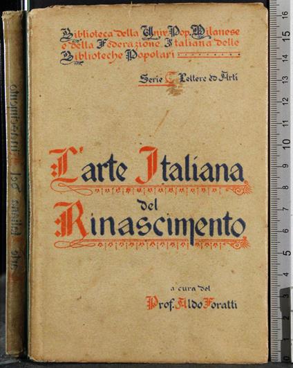 L' arte italiana del Rinascimento - copertina