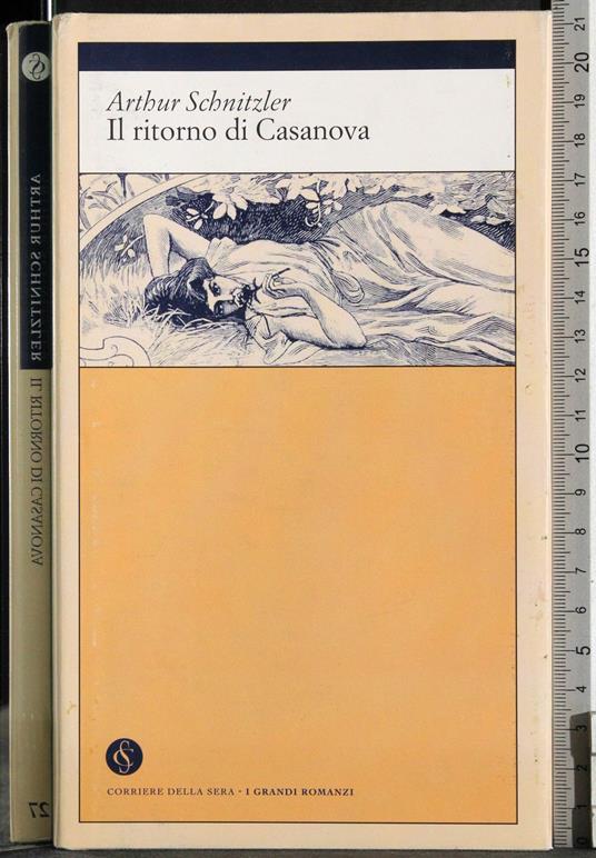 Il ritorno di Casanova - Arthur Schnitzler - copertina