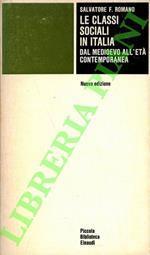 Le classi sociali in Italia dal Medioevo all’età contemporanea