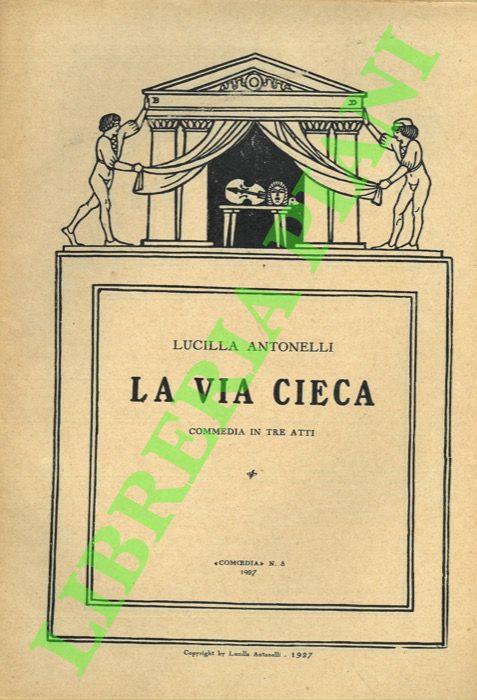 via cieca - Luca Antonelli - copertina
