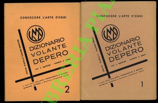 Dizionario volante illustrato Depero - Fortunato Depero - copertina