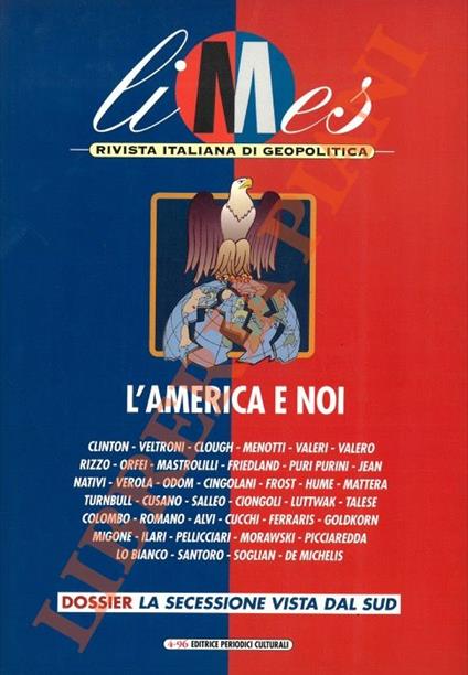 L' America e noi. N° 4/96 - Lucio Caracciolo - copertina