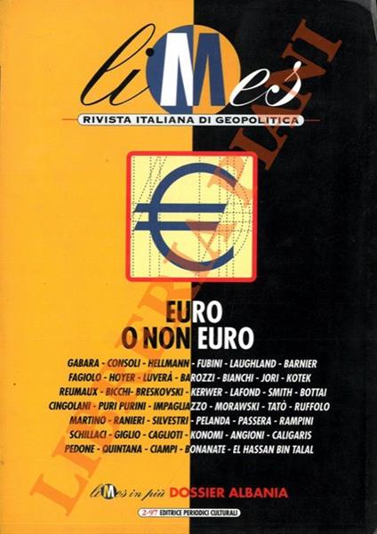 Euro o non euro - Lucio Caracciolo - copertina