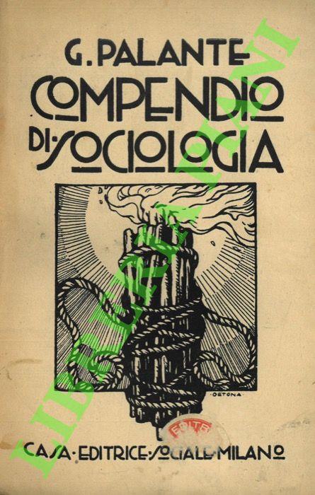 Compendio di sociologia - Georges Palante - copertina