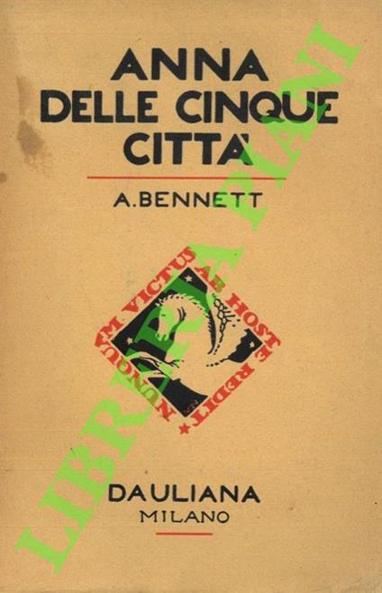 Anna delle cinque città - copertina