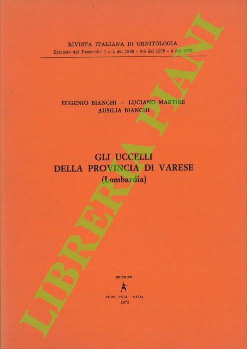 Gli uccelli della provincia di Varese (Lombardia) - Eugenio Bianchi - copertina