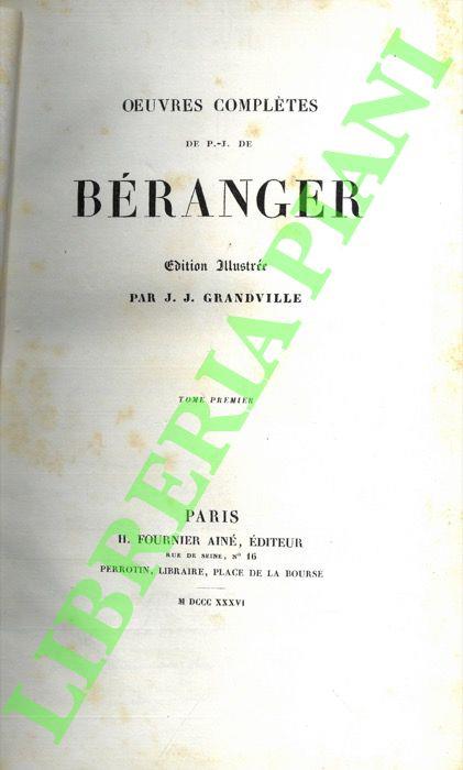 Oeuvres complètes. Edition illustrèe par J.J. Grandville - Jean-Pierre Bernier - copertina