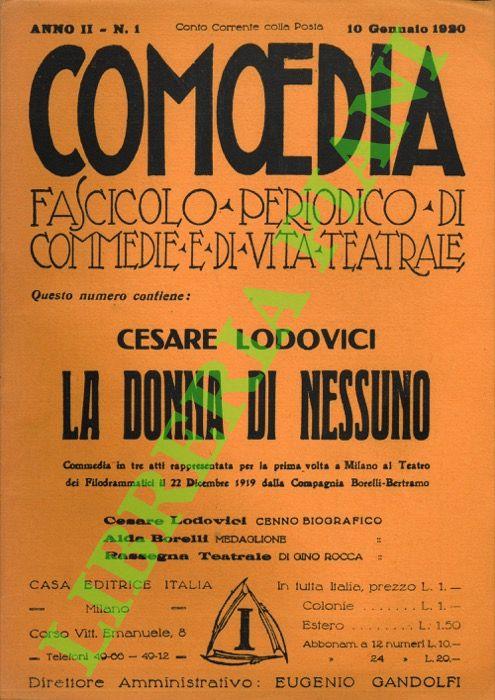 donna di nessuno - Cesare V. Lodovici - copertina