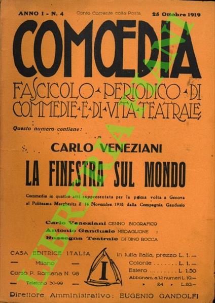 finestra sul mondo - Carlo Veneziani - copertina