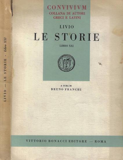 Le storie Libro XXI - Tito Livio - copertina