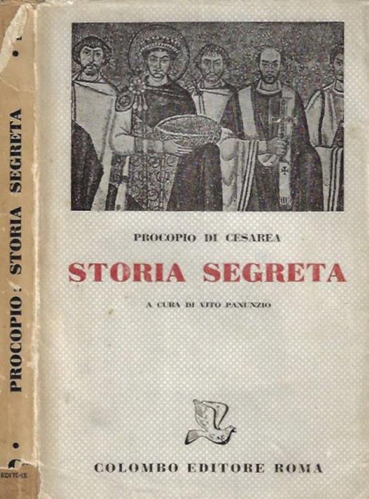 Storia segreta - Procopio di Cesarea - copertina