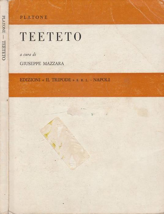 Teeteto - Platone - copertina