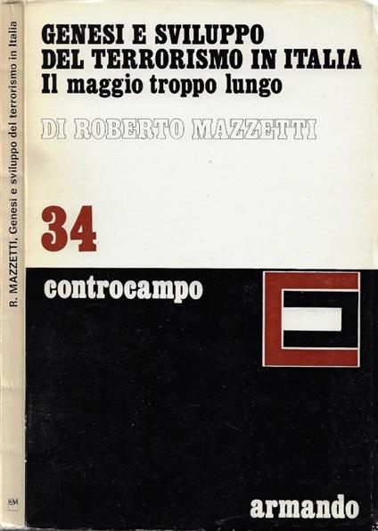 Genesi e sviluppo del terrorismo in Italia - Roberto Mazzetti - copertina