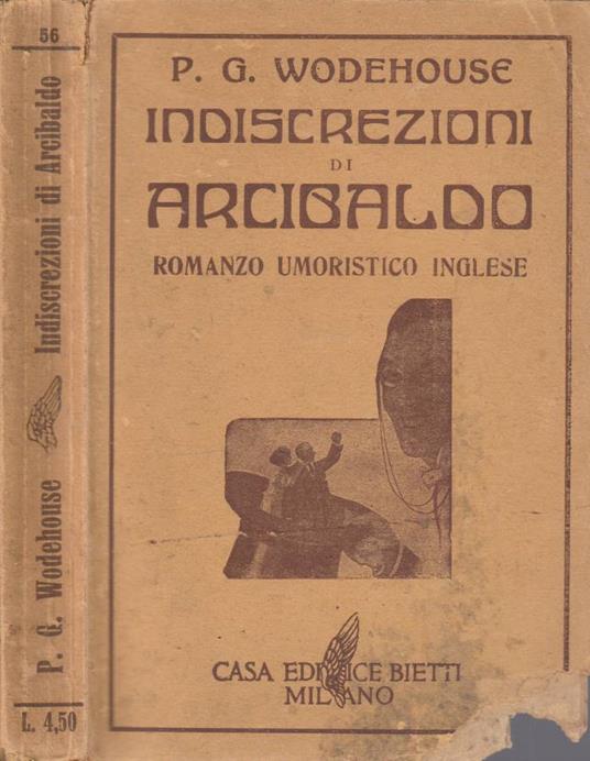 Indiscrezioni di Arcibaldo - Pelham G. Wodehouse - copertina