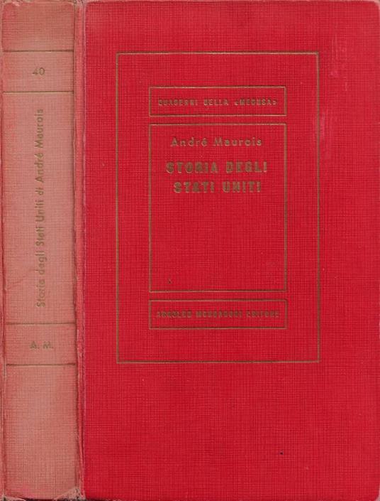 Storia degli Stati Uniti (1492-1946) - André Maurois - copertina