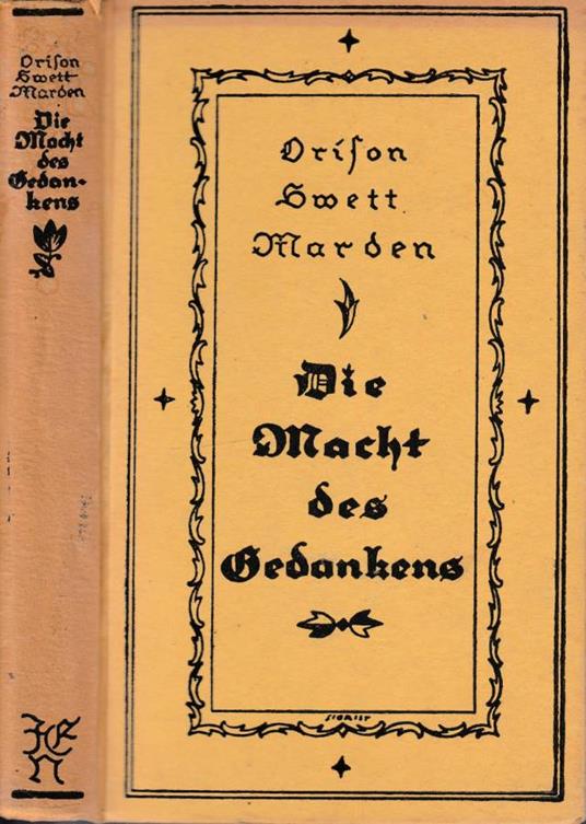 Die macht des Gedankens - Orison Swett Marden - copertina