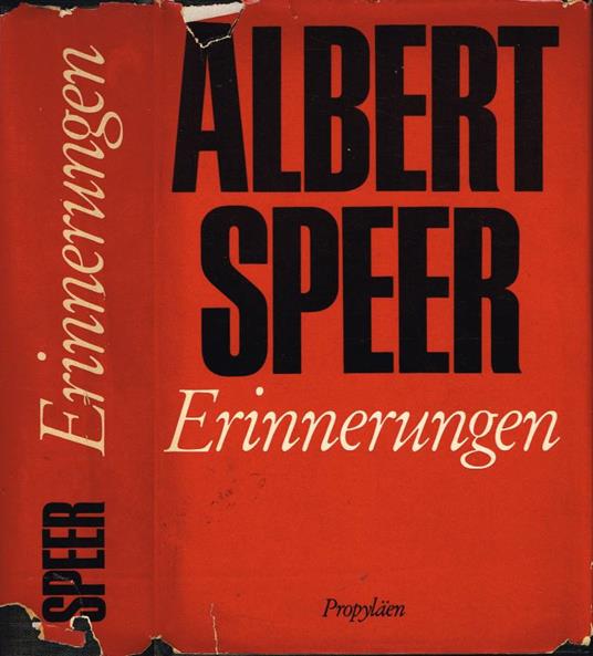Erinnerungen - Albert Speer - copertina