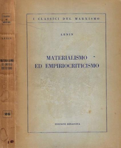 Materialismo e Empiriocriticismo - Lenin - copertina