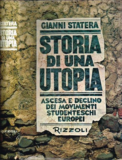 Storia di una utopia - Gianni Statera - copertina