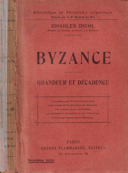 Byzance - Charles Diehl - copertina