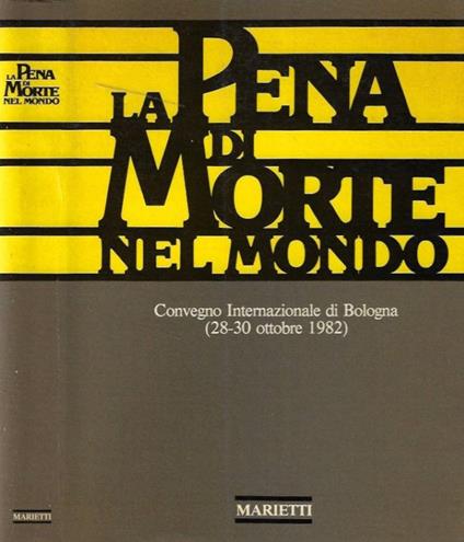 La pena di morte nel mondo - copertina