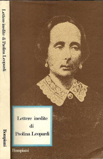 Lettere inedite di Paolina Leopardi - copertina