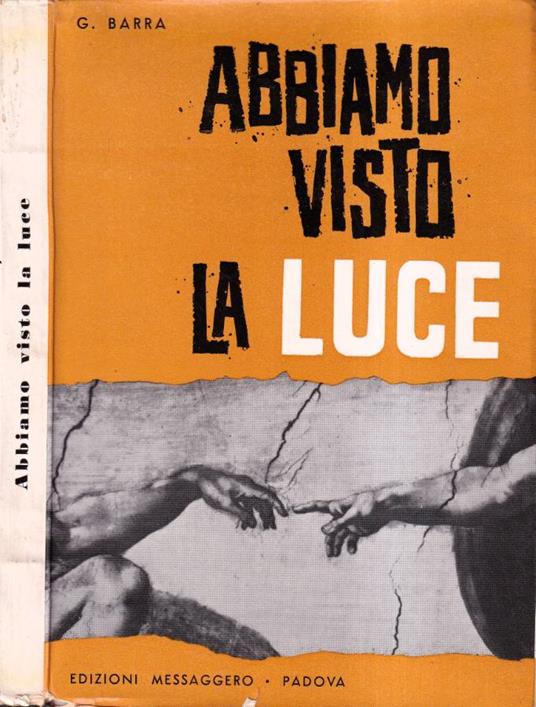 Abbiamo visto la luce - Giovanni Barra - copertina