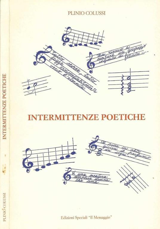 Intermittenze poetiche - Plinio Colussi - copertina
