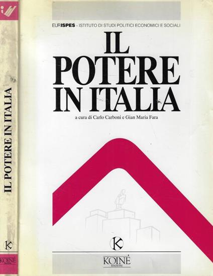 Il potere in Italia - copertina