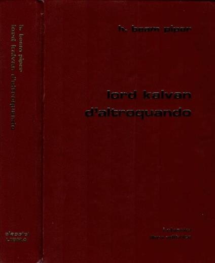 Lord Kalvan d'Altroquando - H. Beam Piper - copertina