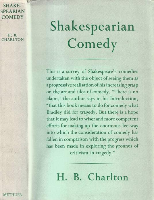 Shakespearian comedy - copertina