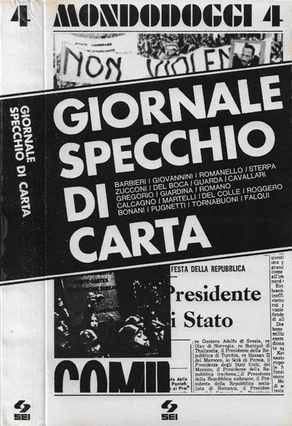 Giornale specchio di carta - copertina