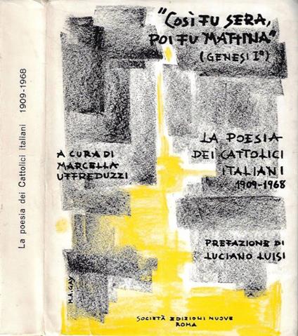 Così fu sera poi fu mattina ( Genesi I ) - copertina