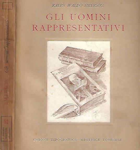 Gli uomini rappresentativi - Ralph W. Emerson - copertina