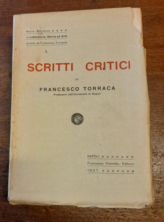 Scritti Critici - Francesco Torraca - copertina