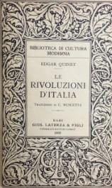 Le Rivoluzioni D'Italia - Edgar Quinet - copertina