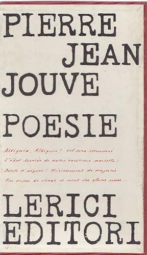 Poesie - Pierre J. Jouve - copertina