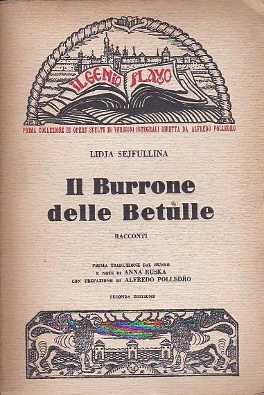 Il BURRONE DELLE BETULLE. Racconti - copertina