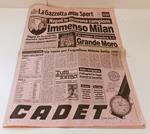 GAZZETTA dello SPORT 11 maggio 1992 IMMENSO MILAN SCUDETTO NUMERO 12 RVSa225