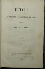 L' Italia dai tempi più antichi fino ai nostri giorni - Vol. IV