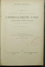 Il comodato - Il mutuo - La costituzione di rendita - Il deposito e il sequestro - Il pegno - Il contratto vitalizio - L'anticresi - La fideiussione - Il giuoco e la scommessa - La transazione