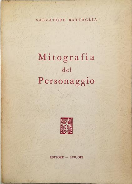 Mitografia del personaggio - Salvatore Battaglia - copertina