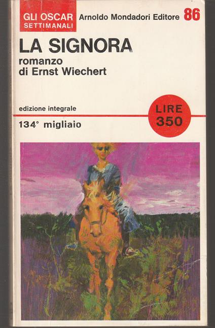 signora - Ernst Wiechert - copertina