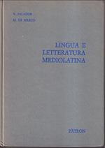 Lingua e letteratura mediolatina
