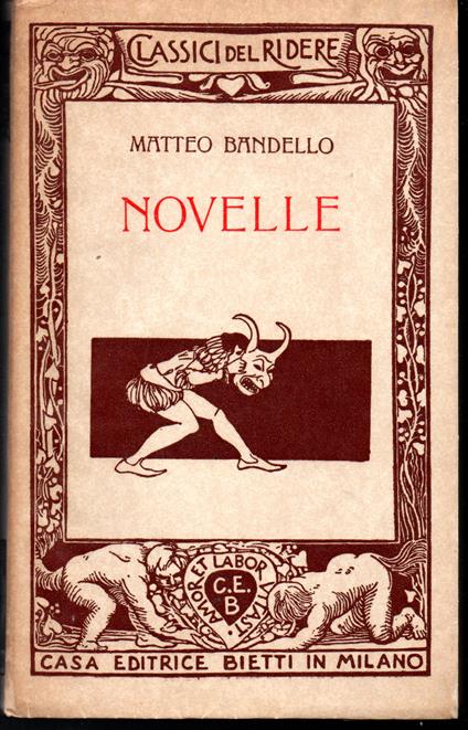 Novelle Prefazione di Francesco Picco - Matteo Bandello - copertina