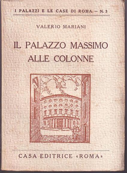 Il Palazzo Massimo alle Colonne - Valerio Mariani - copertina
