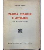 Varietà storiche e letterarie con documenti inediti