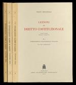 Lezioni di diritto costituzionale. Seconda edizione riveduta e accresciuta. Volume I [- II,1 - II,2]