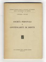 Società personali e contitolarietà di diritti